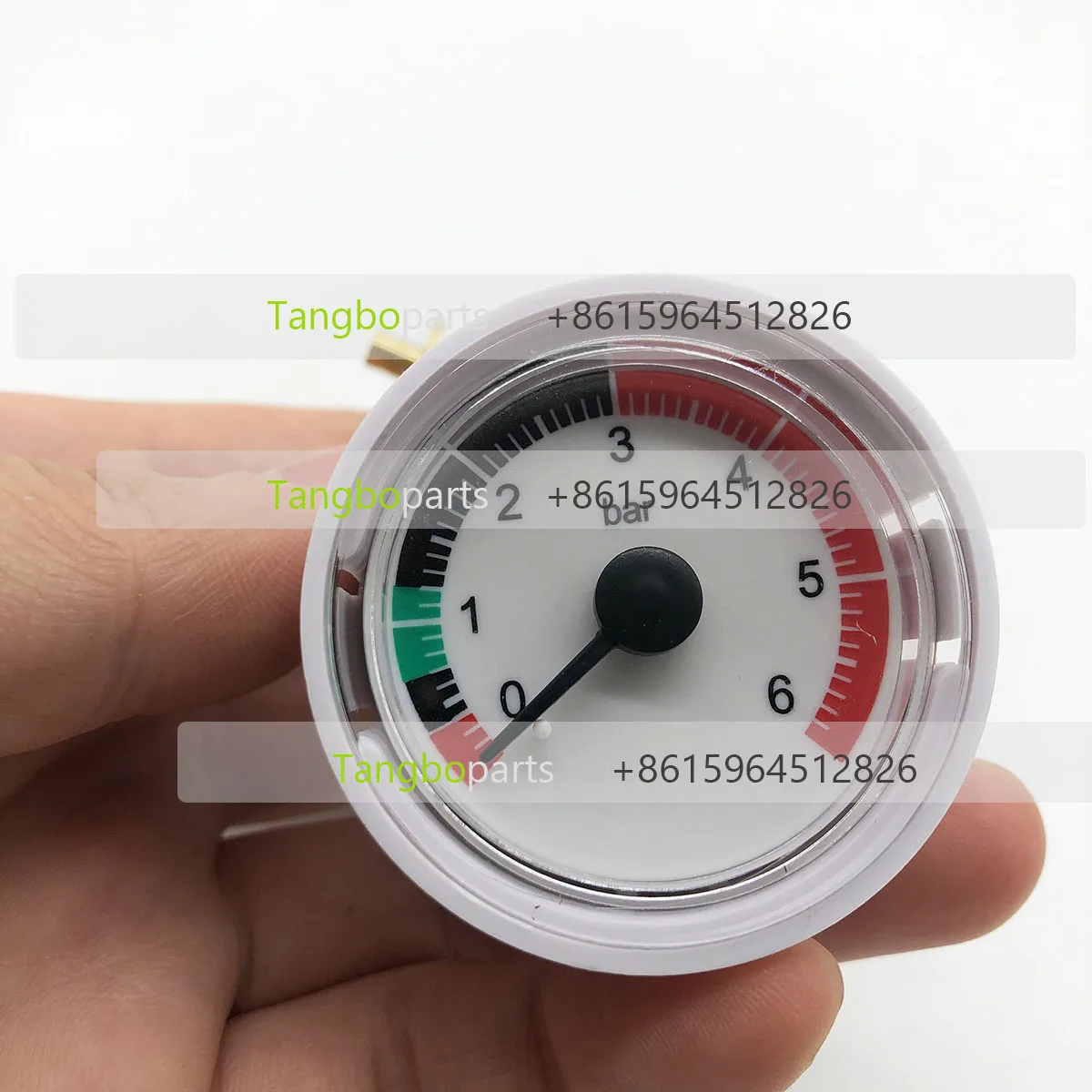 Gas Boilers Accessories 0-6BAR Capillary Steam Pressure Gauge For Rinnai Gas Boilers Replacement