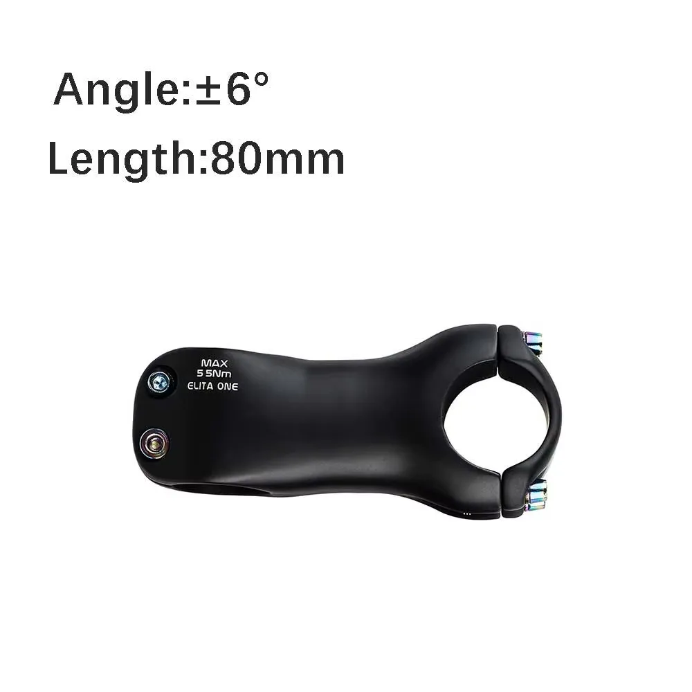 Elitaone Fahrradvorbau aus Carbonfaser für MTB/Rennrad, 6/17 Grad, 70-130mm