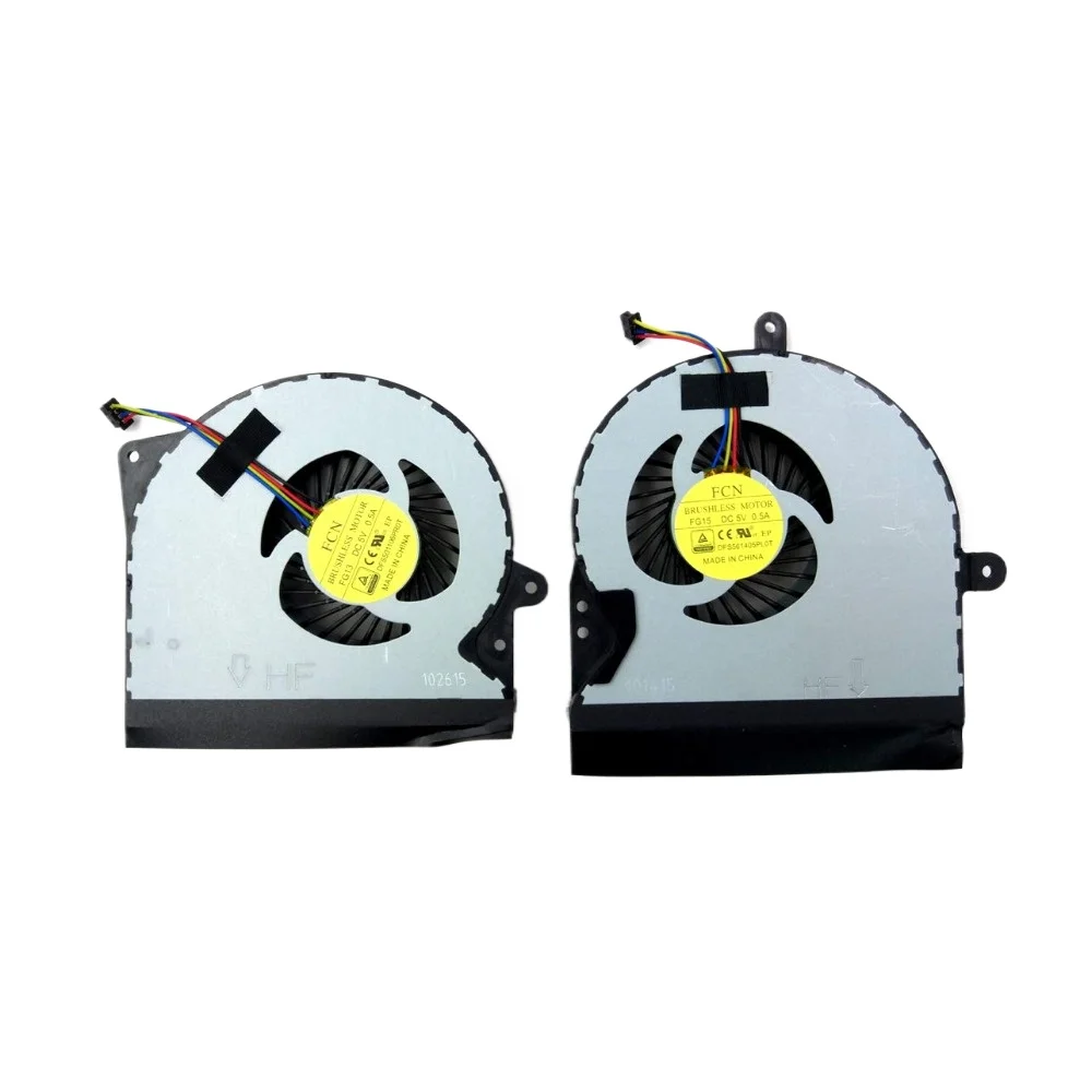 

Сменный новый охлаждающий вентилятор для процессора и графического процессора ноутбука для Asus G751 G751J G751M G751JY G751JM G751JT Series Fan