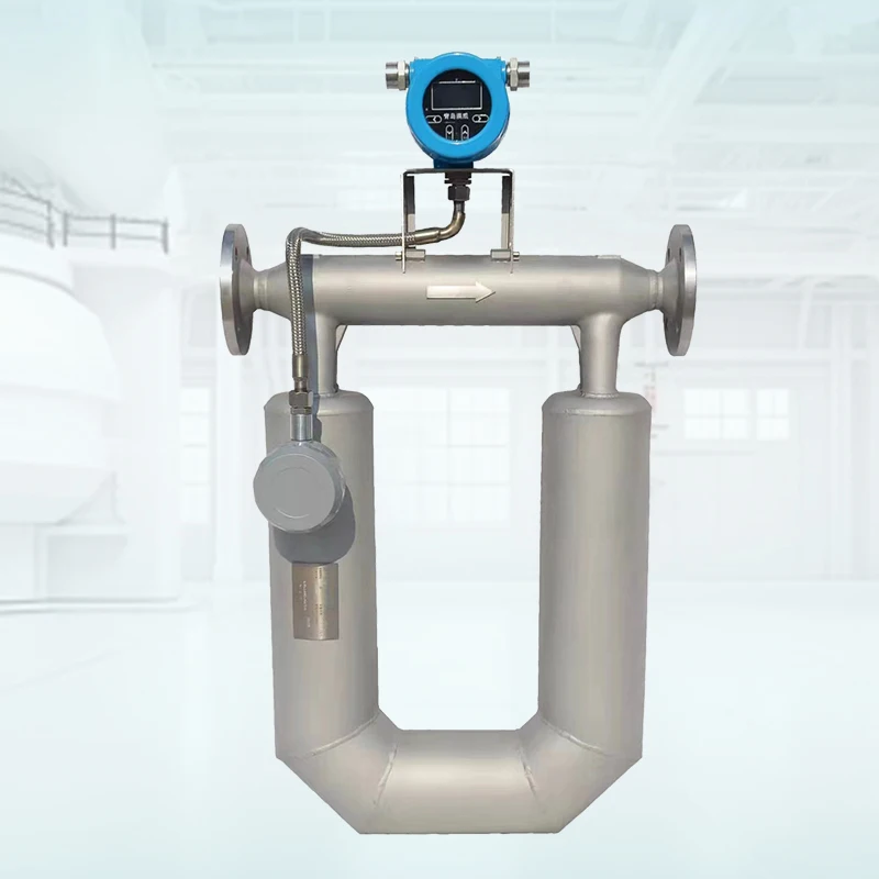 Medidor de fluxo químico de venda direta da fábrica ODN25-100 Medidor de fluxo maciço de gás Coriolis Pulso e saída 4-20mA e RS485