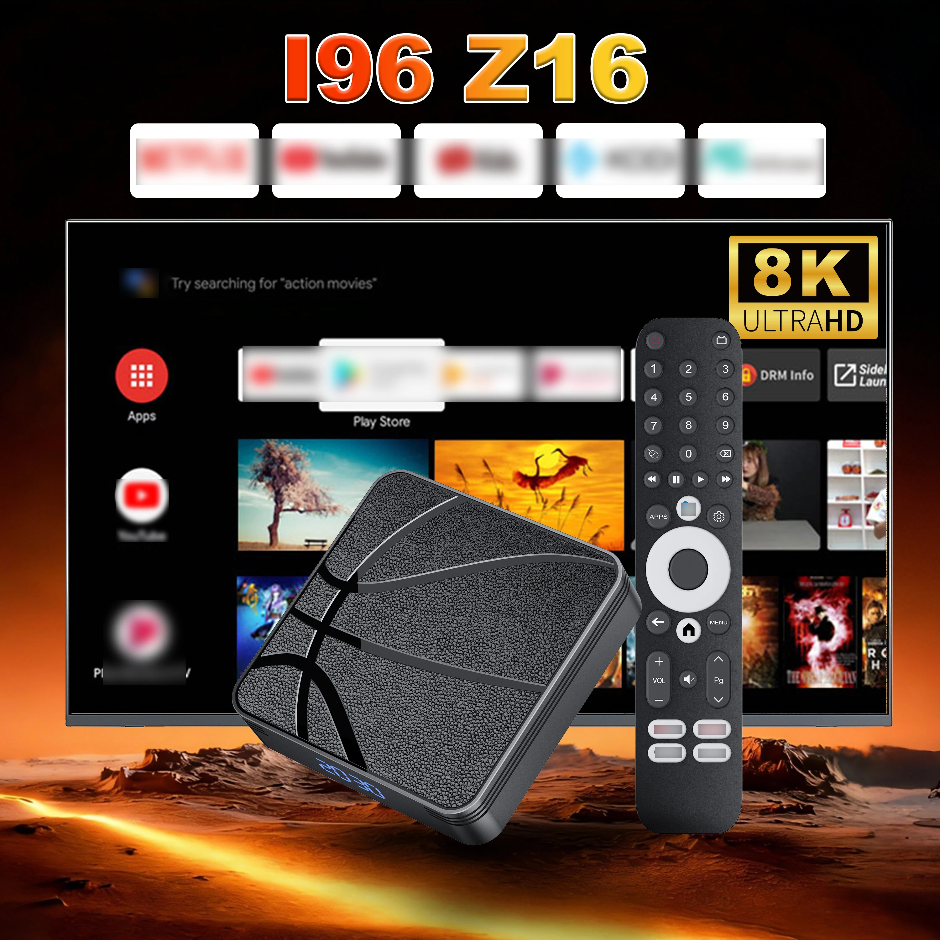 

Новый медиаплеер Velec 8K с декодированием видео, 2+16 ГБ, Android 12, четырехъядерный процессор, голосовой пульт, двухдиапазонный Wi-Fi для Netflix и YouTube