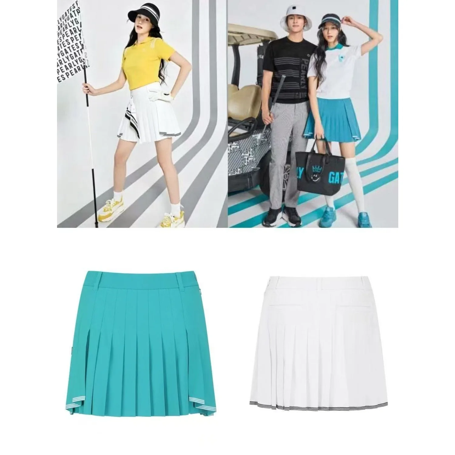 Women's Golf Skirt 2026 Summer New Korean Style Pleated Sporty Breathable Slimming Versatile Stretch Quick-Dry Premium Mini