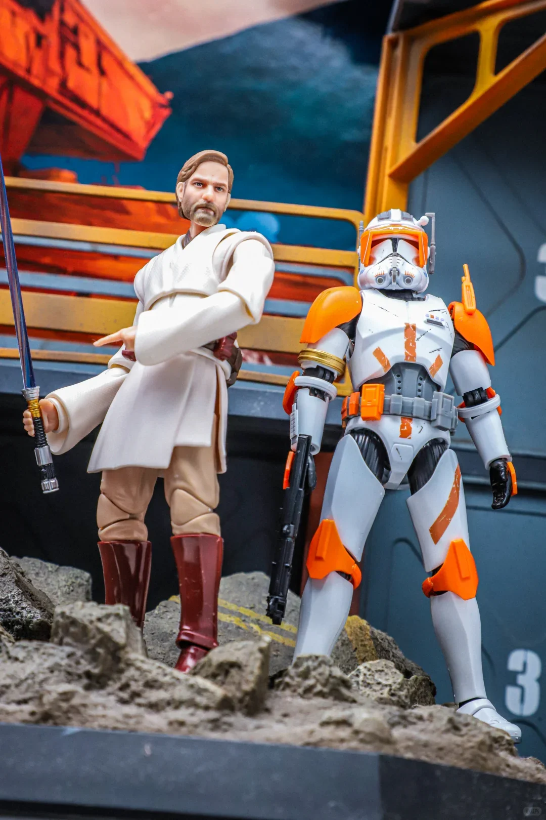 blokees-スター・ウォーズ-ビヨンド・エディション-オビ＝ワン・ケノービ、クローン・コマンダー・コーディの組み立て式ブロックアクションフィギュア、可動式モデル、コレクション玩具