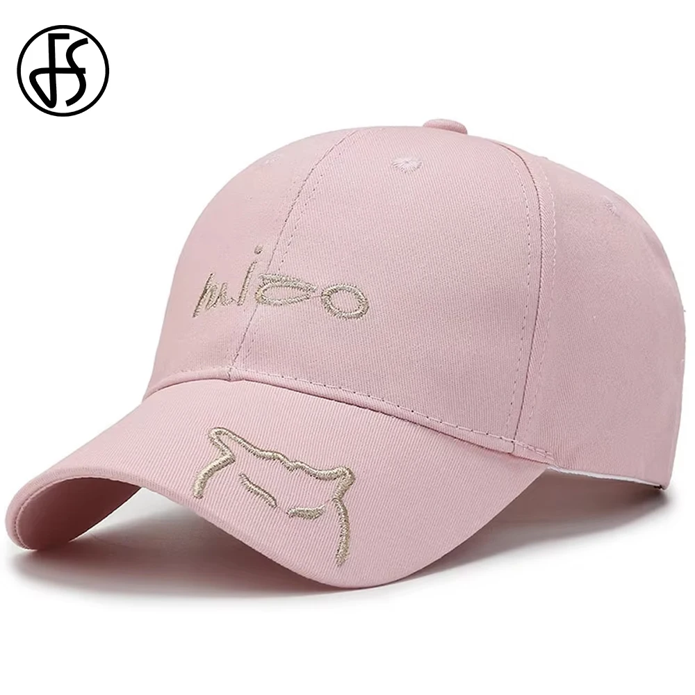 

FS желтая бейсбольная кепка с вышитыми буквами для мужчин и женщин, Мужская Уличная Кепка в стиле хип-хоп, уличная солнцезащитная Кепка для в...