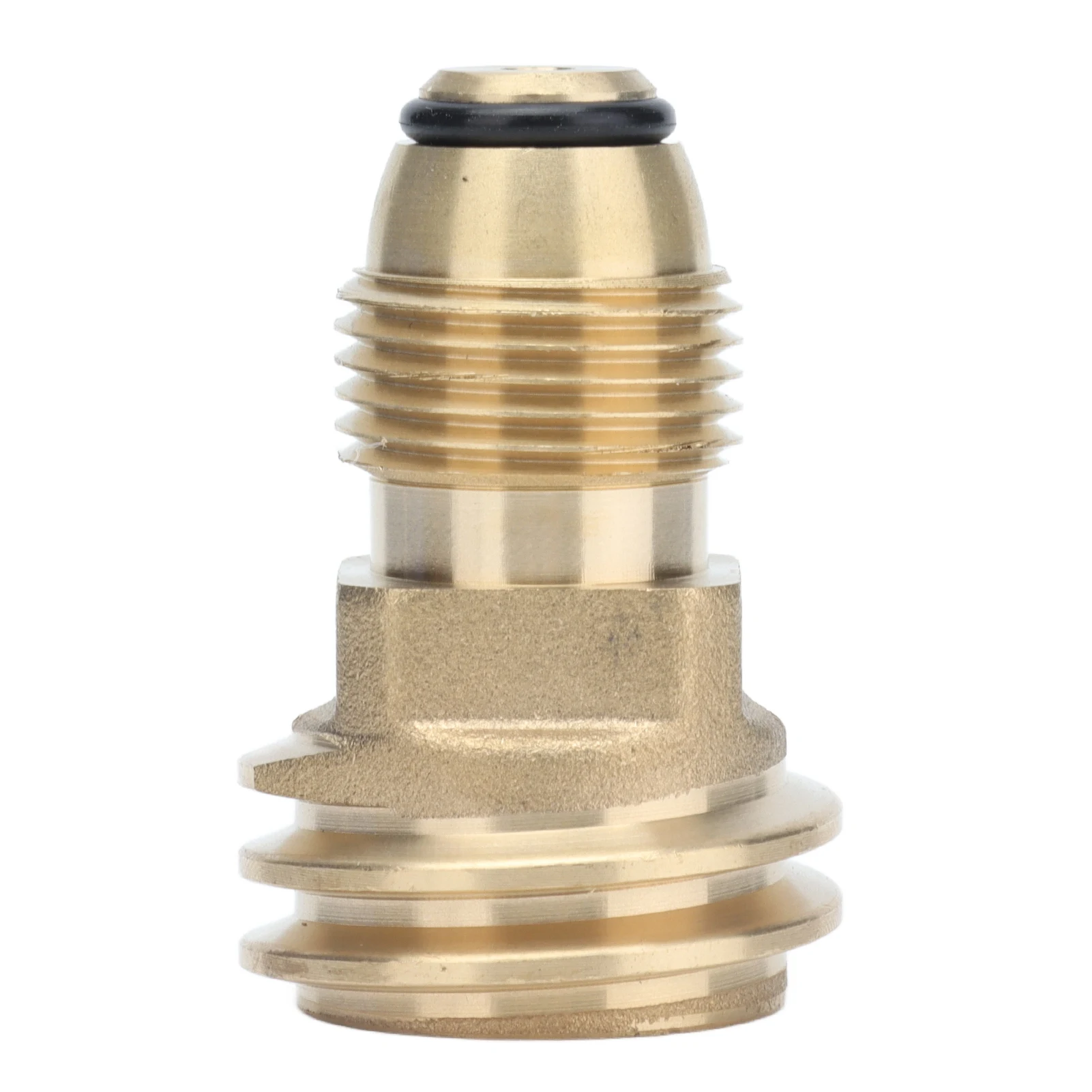 Propaan messing fittingadapter converteert LP POL-serviceklep naar QCC1 Type1 slang Propaan messing fitting tankadapter
