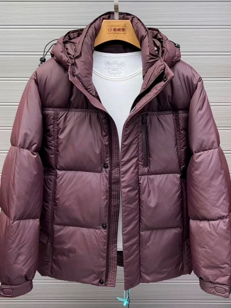 

Высококачественная мужская пуховая куртка с капюшоном Cool Haome: новинка осенне-зимнего сезона, приталенный крой, молодежный стиль, антимикробная защита