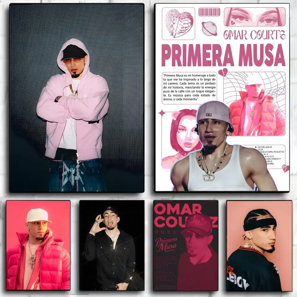 reggaeton singer O-Omar-Courtz Poster Wall Art Print Decorative Mural Home Decor Gift Unframed
