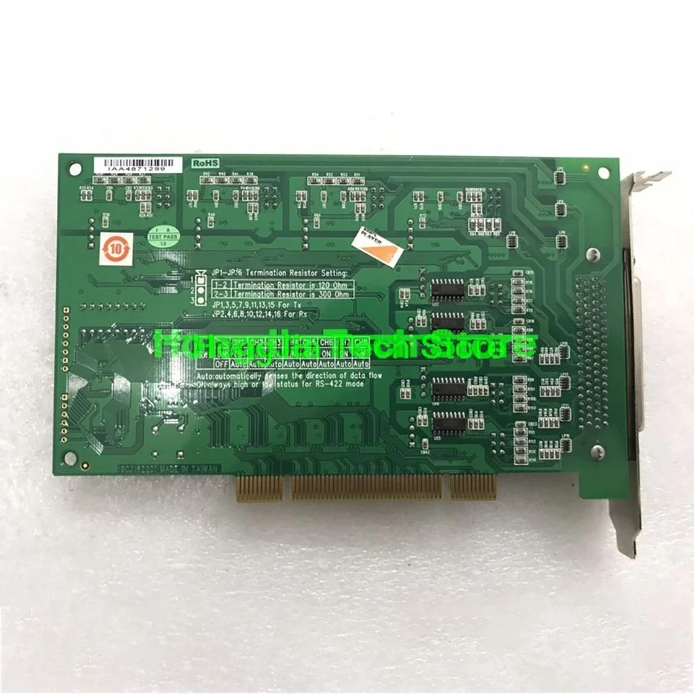 For Advantech PCI-1622CU REV.A1 8-port RS-422/485 Data Acquisition Card PCI-1622 Perfect Work