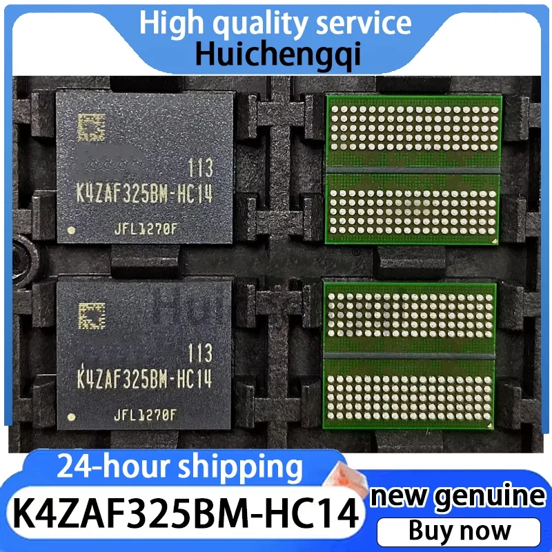 1PCS Genuine K4ZAF325BM-HC14 K4ZAF325BM-HC16 Packaged FBGA-180 Memory