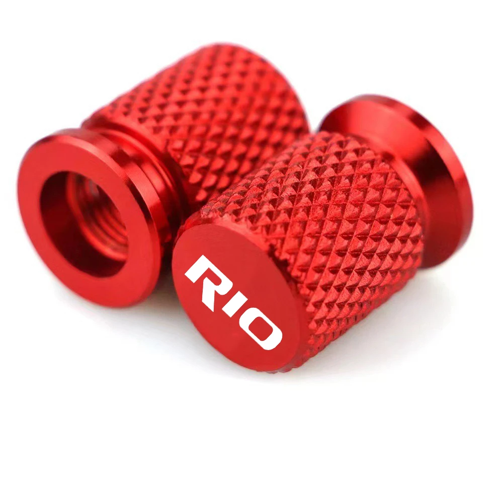 4pcs Aluminum Alloy Car Wheel Tire Valve Caps Tyre Rim Stem Covers Airdust Waterproof for Kia rio Car Accessories