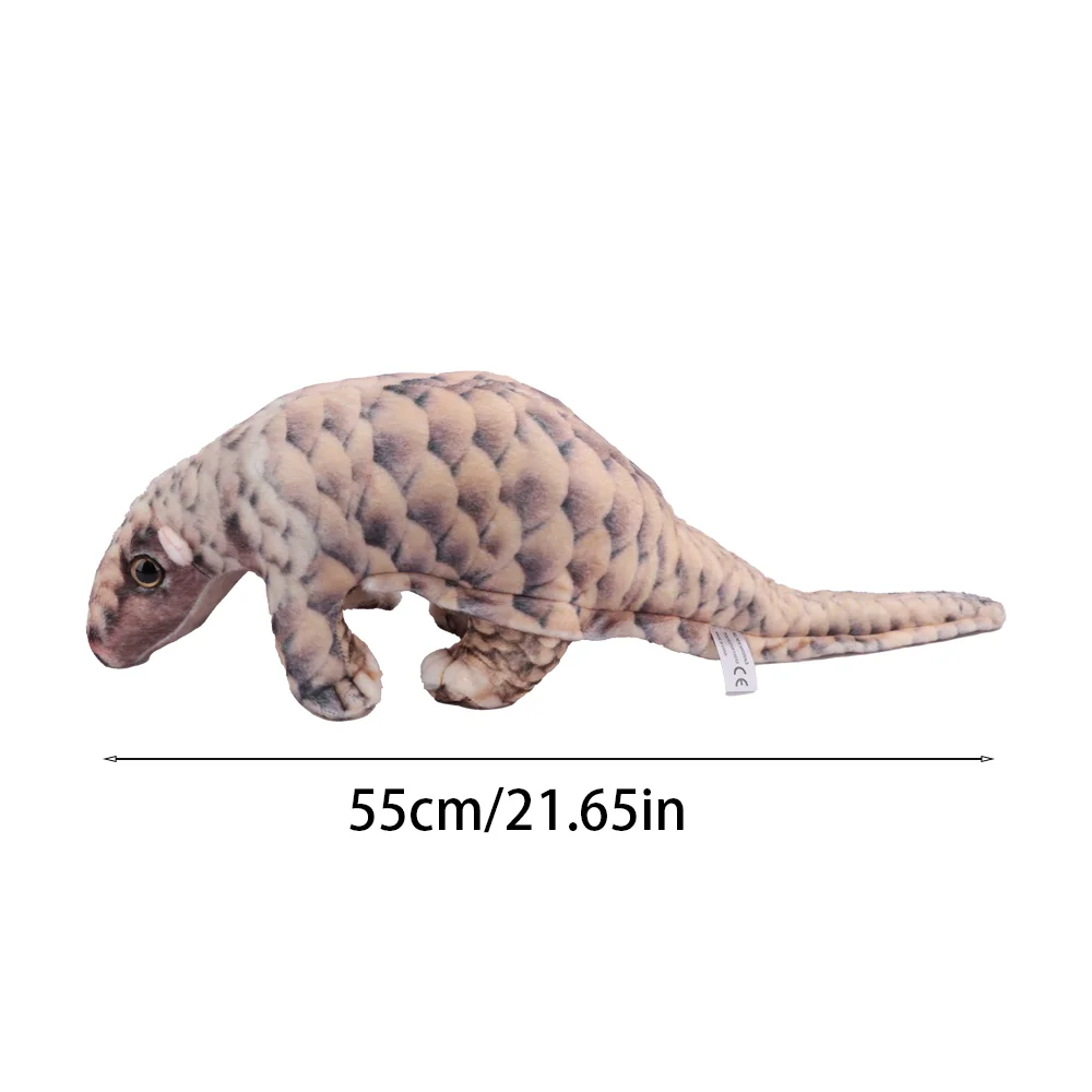 55cm Pangolin Pluszowa zabawka Miękkie wypchane zwierzę Miękka pluszowa zabawka pangolin Poduszka Dziecięcy prezent świąteczny Zabawka Kreskówka Pluszowy wystrój domu