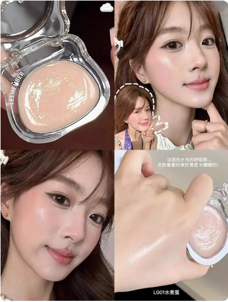 LEEMEMBER Blush Cream Multi Use Glow Cream Stick Transparante Blush Highlighter Originele make-upcosmetica