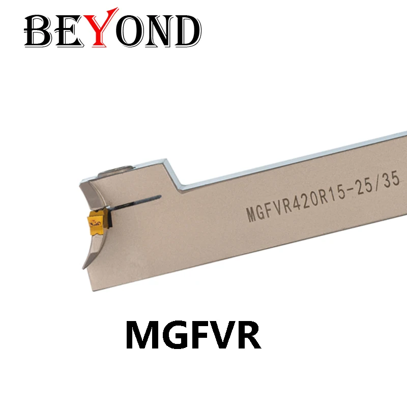 BEYOND MGFV325R15 MGFV425R15 30/50 48/66 50/80 65/100 Carbide Inserts Shank MGFVR White Nickel Spring Steel Lathe Tool Holder