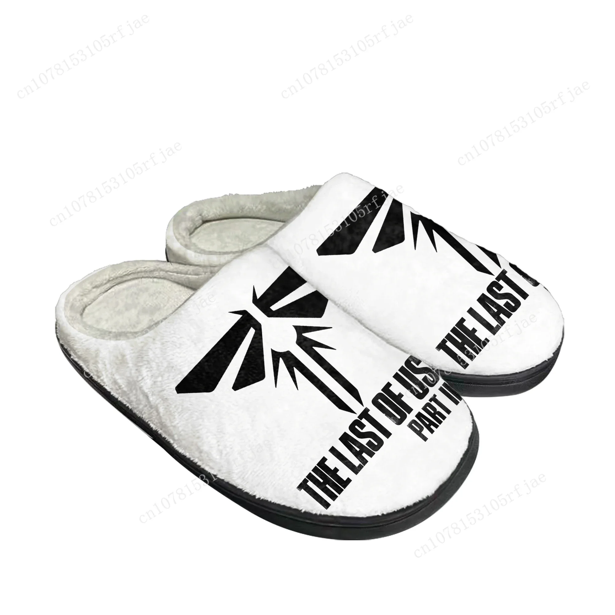 

The Last of US Part II Home Cotton Slippers Cartoon Game Mens Womens Plush Bedroom Casual Keep Warm Shoes Tailor Made Slipper