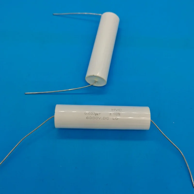 

2PCS high voltage pole-free inductive film capacitor 6000V 0.033uf 14.5X57MM
