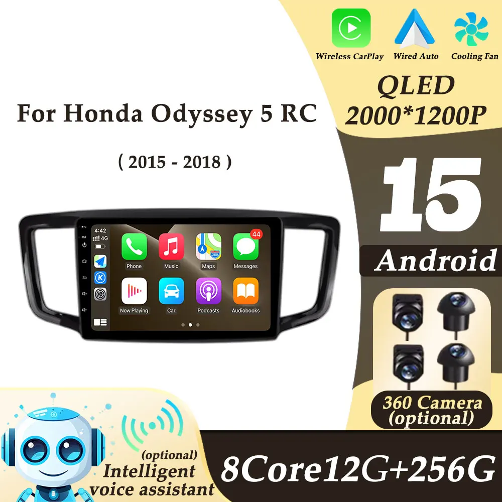 

Android Auto CarPlay Split Screen DSP Stereo WIFI BT for Honda Odyssey 5 RC 2015 - 2018 Multimedi Player Video Audio Car Radio
