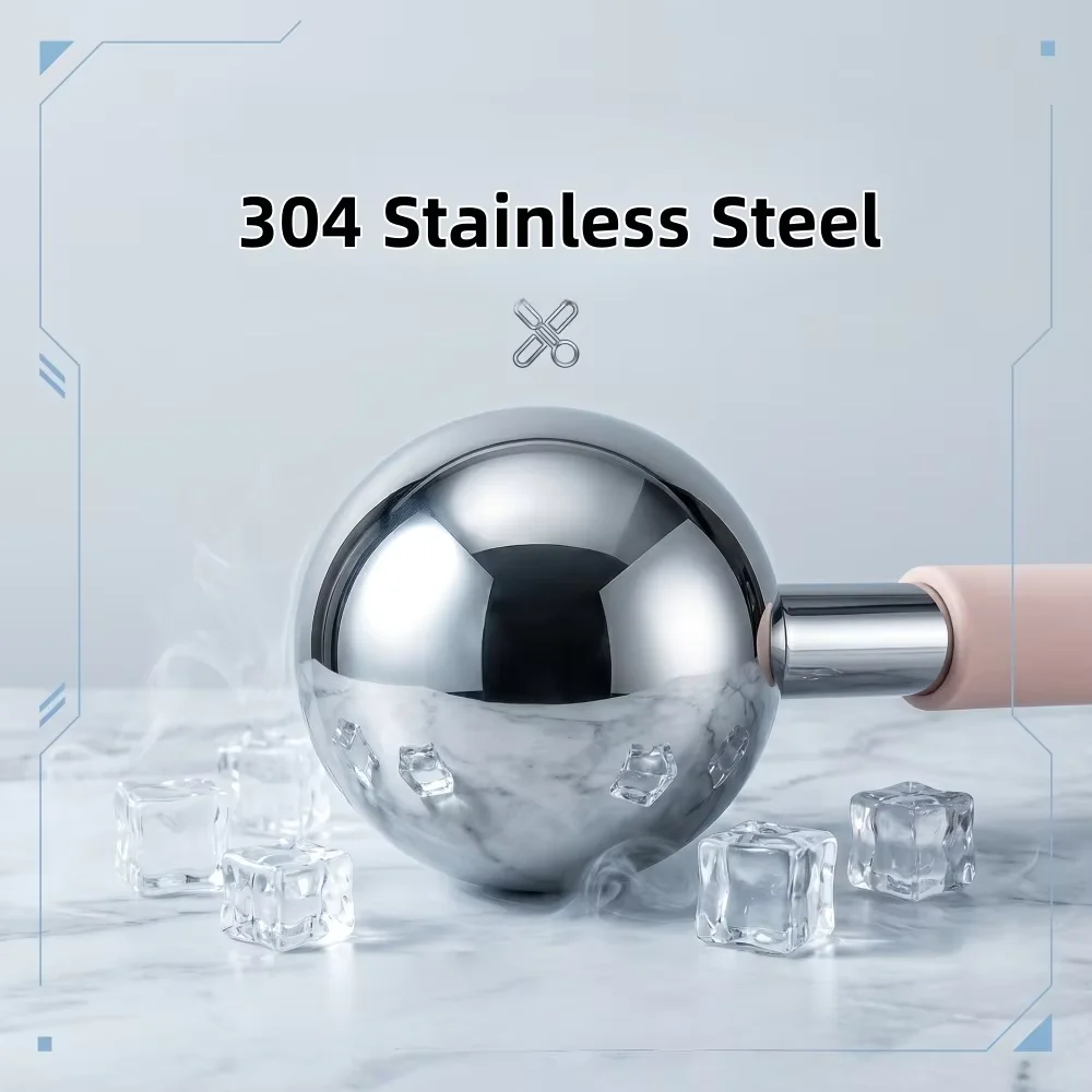 New Fish Tail Type Cooling Reduce Puffiness Face Massage Ice Globes Spoon Facials Cryo Sticks Cold Beauty Facial Care Tool