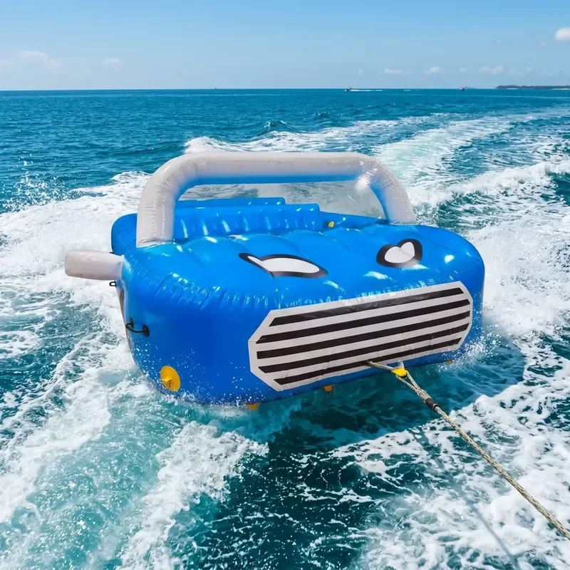 2026 Venta Caliente: Tubo Hinchable Remolcable de PVC Resistente para 4-6 Personas, para Barco y Moto Acuática