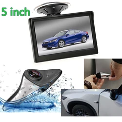1 Set 5 Inch TFT LCD Car Monitor With Side Camera Blind spot camera Waterproof Night Vision Wide Angle For any car