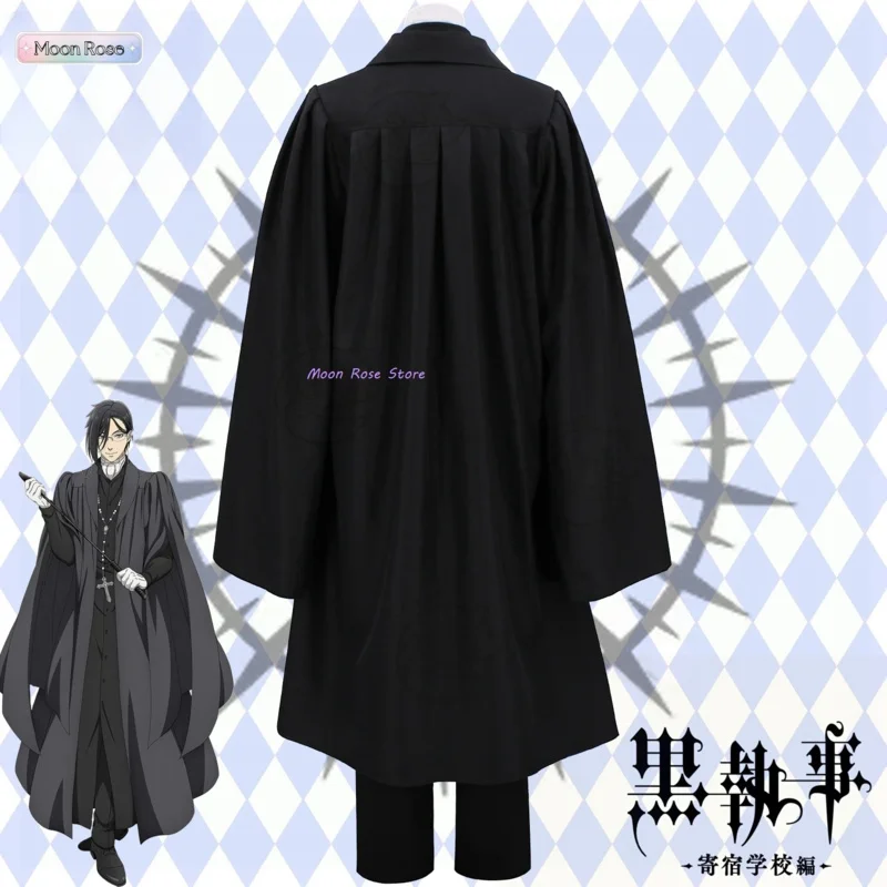 Black Butler Anime Cosplay Traje para Homens e Mulheres, Butler, Adulto, Disfarce, Figuras, Roupas, Anime, Trajes de mulher