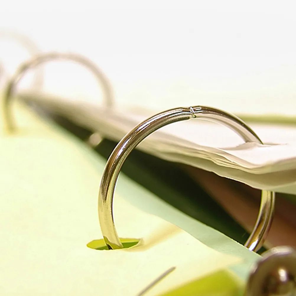 

70 шт. металлических кольцевых переплетных колец для офиса, школы, рукоделия, скрапбукинга, организации документов и книг