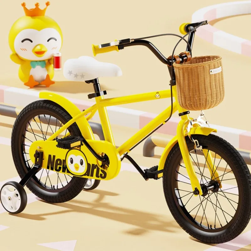 

WolFAce Children's Bicycle 14 Inch 18 Inch Boys And Girls Baby Big Children's Bicycle Children's Bicycle Retro Baby Stroller New