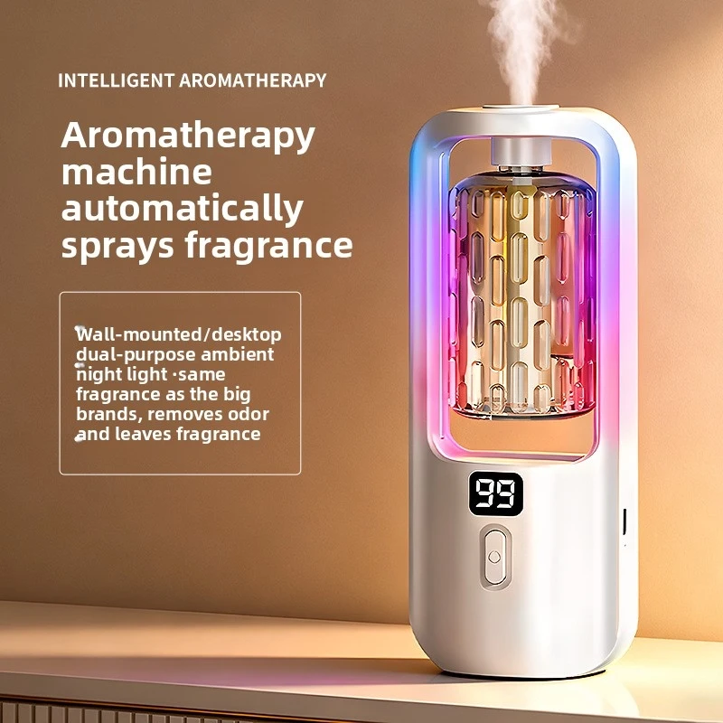 

New smart aromatherapy machine, automatic fragrance diffuser for bedroom and home use, air freshener and deodorizer for bathroom