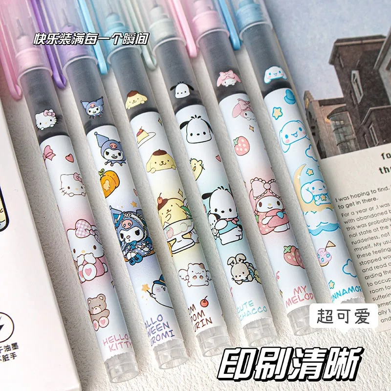 New My Melody Super Cute Ins Quick-drying 0.5mm Gel Pen for Male and Female Students Exam Writing and Painting Ballpoint Pen