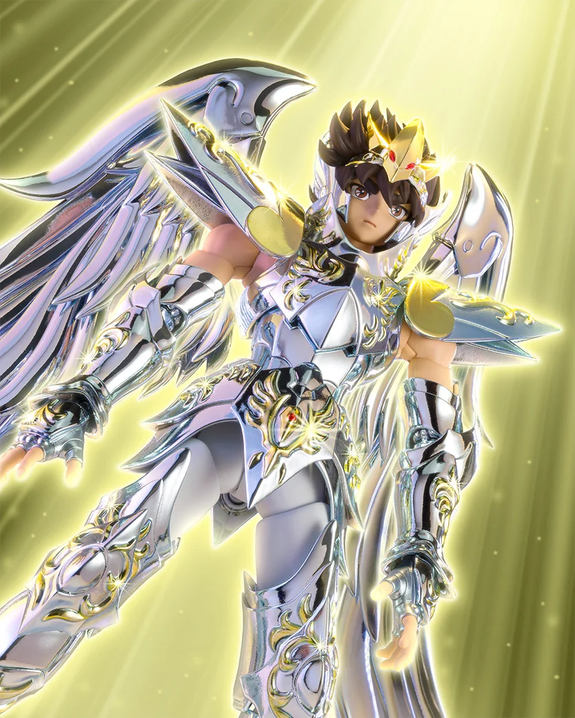 

Original Bandai Saint Cloth Myth EX Saint Seiya Pegasus Saint Clothes Gifts Metal Action Figures Collection