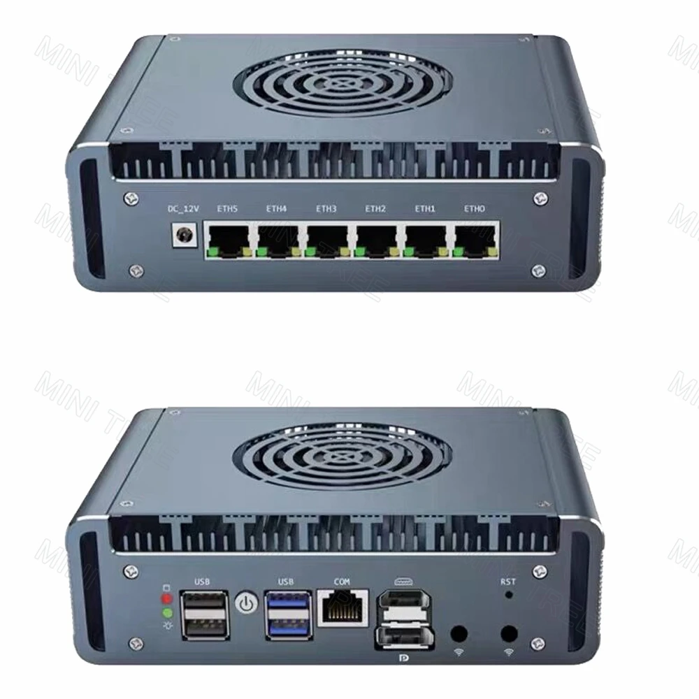 Imagem -05 - Router Firewall Proxmox i7 1265u i5 1235u x Ddr5 4800mhz 6xi226-v 2.5g Pfsense Ventilador Opnsense 8505u Mini pc Host 12ª Geração