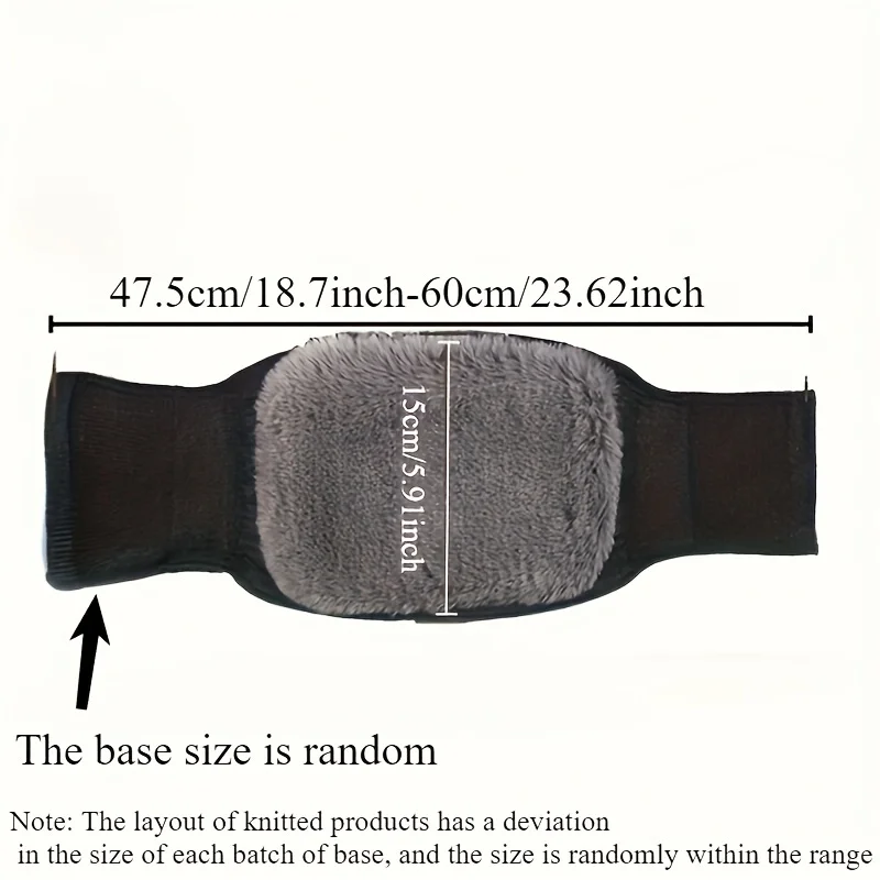 1 زوج الشتاء الدافئة منصات الركبة سميكة أفخم الحرارية جوارب السيقان منصات الفرقة النساء الرجال عدم الانزلاق الباردة واقية مطاطا دعامة الركبة منصات #6