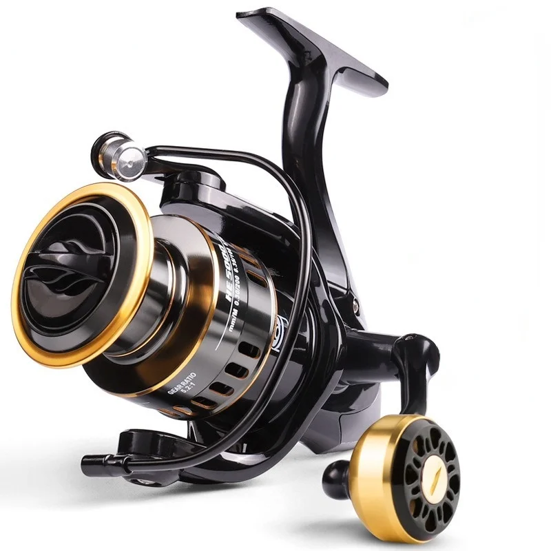 Fishing Reel HE500-7000 Drag 10kg Metal/EVA Ball Grip Spool Spinning Reel Saltwater Reel For Carp Reel Fishing Pesca