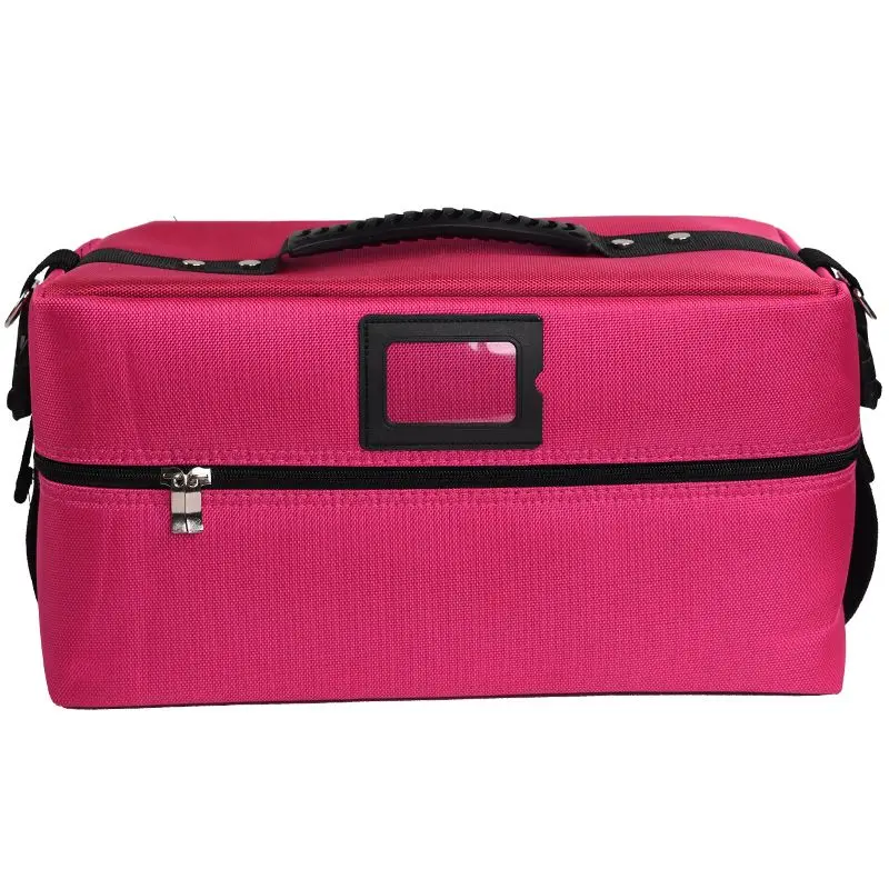 2026 New Fashion Professional Makeup Bag Women Cosmetic Case Korean Make Up Box Tattoo Nail Multilayer Toolbox Storage Organizer