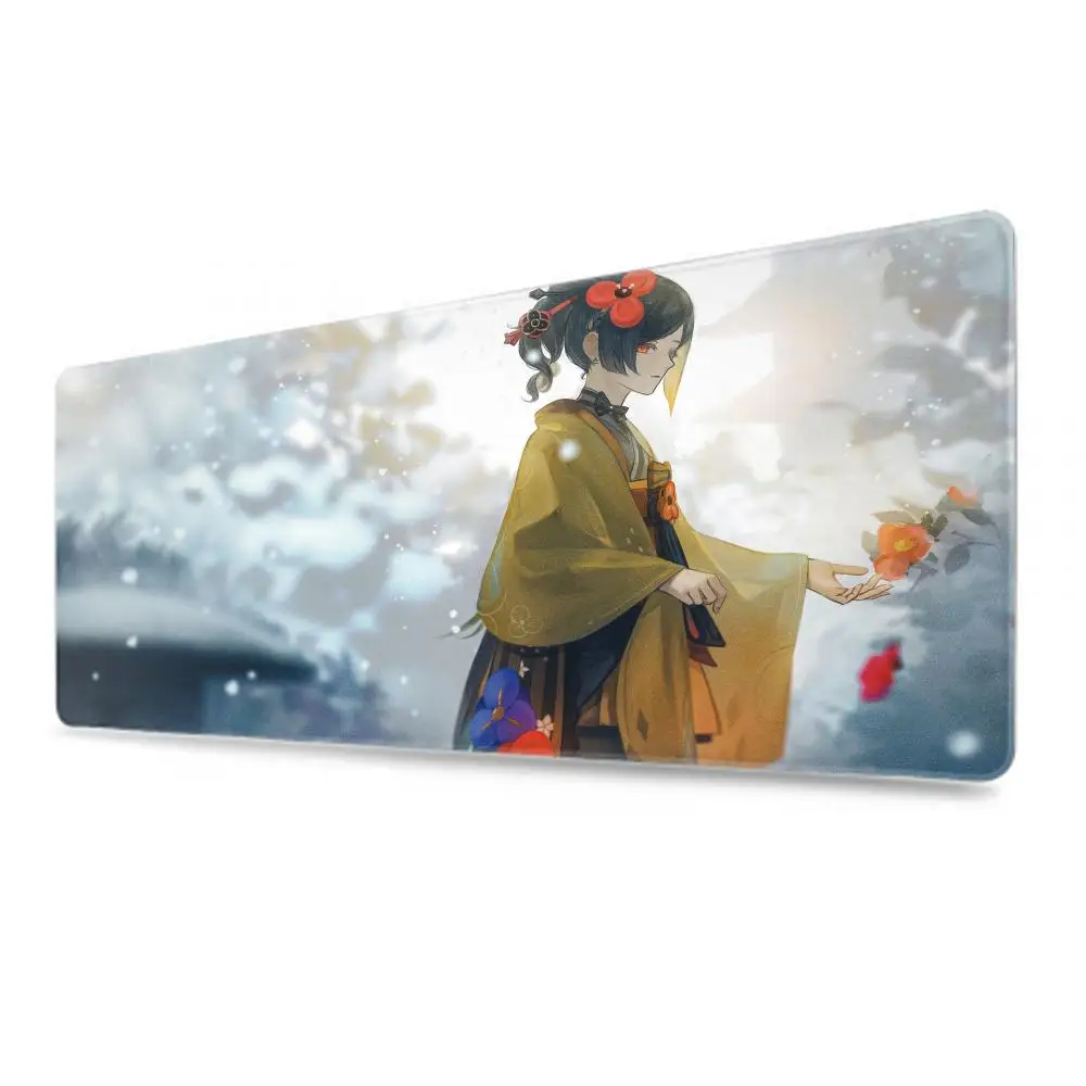 Chiori Ayaka Mouse Pad Genshin Impact Mousepad Genshin Keyboard Pad Ayaka Padding Computer Pad PC Gaming Accessories Desk Mat