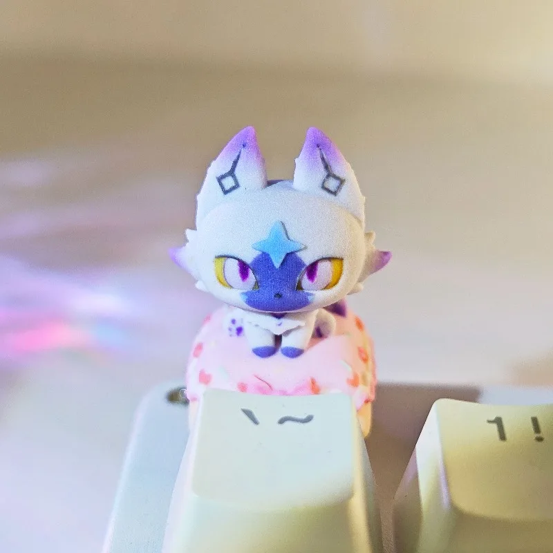 NEW Rock Kingdom Devil Wolf Anime Keycap Mechanical Keyboard Cute Custom Keycap PC Game Keyboard Accessories Gift Collection