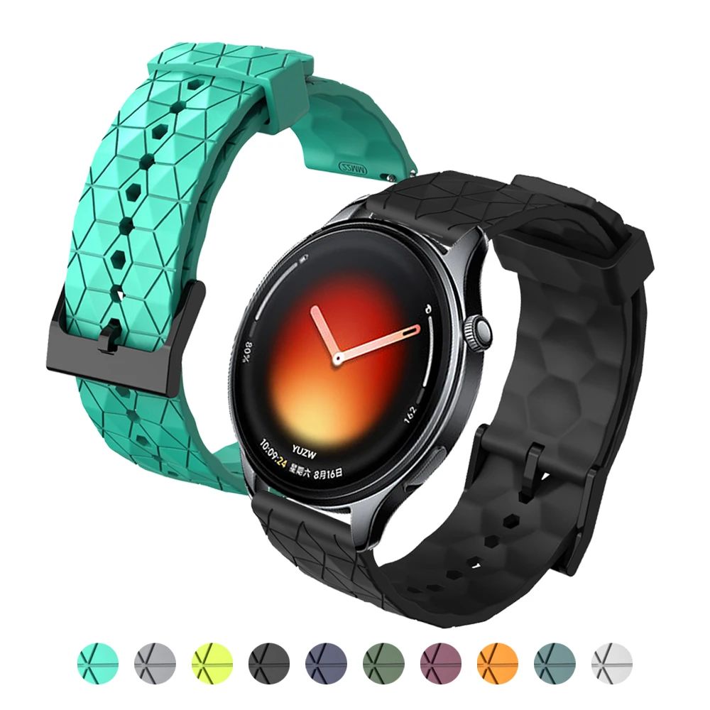 22mm Silikonarmband für Xiaomi Watch 5 S4 S1 Pro/Mi Watch 2 Pro Color 2 S3 S2 46mm Armband für Garmin D2 Air X15 Armbänder Correa