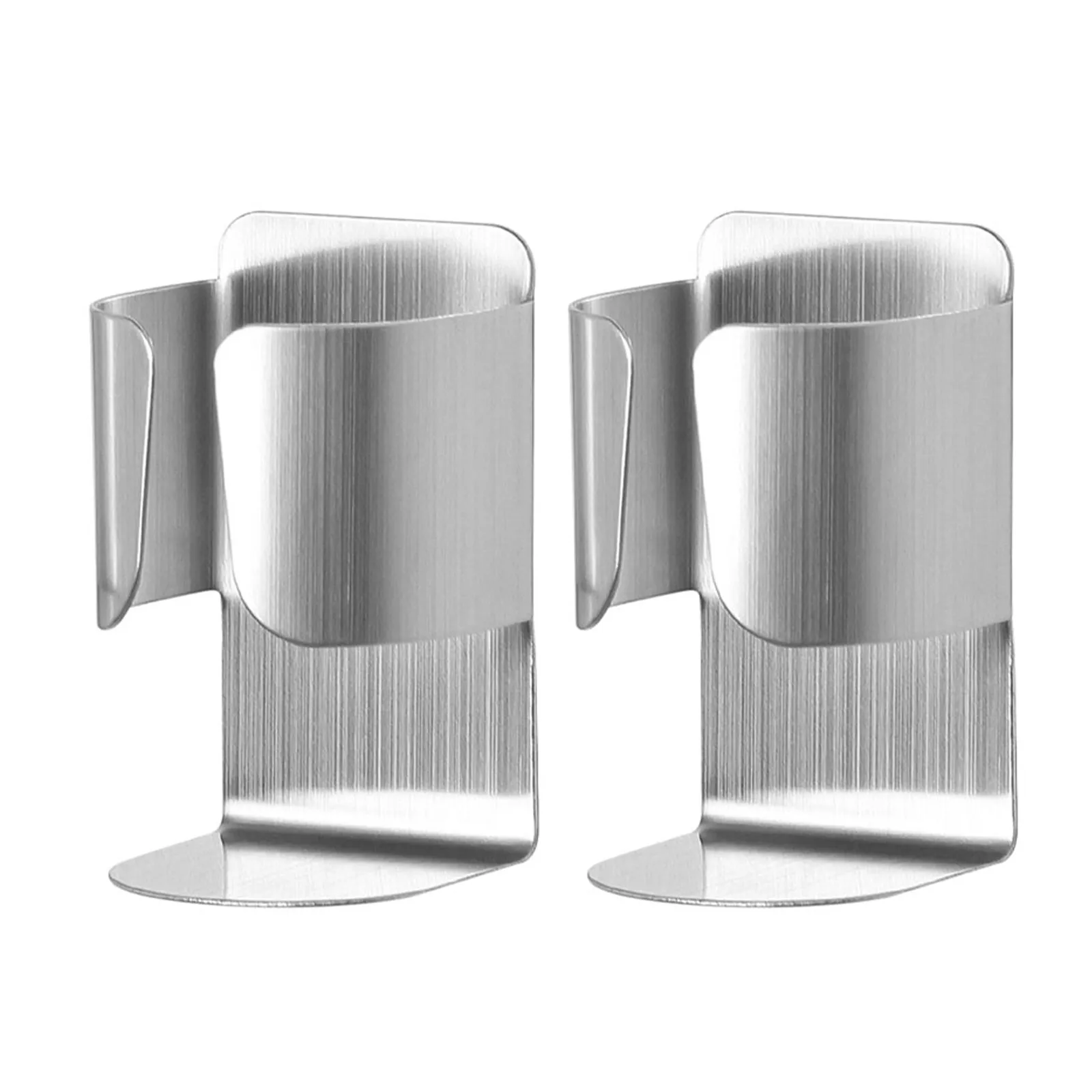 

Подставка для электрической зубной щетки, 2 шт., из нержавеющей стали, водонепроницаемая, для ванной комнаты, без сверления, простая установка