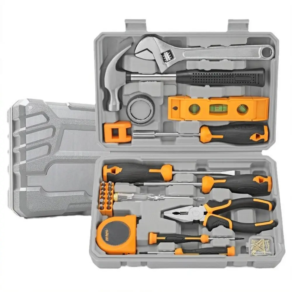 For For Hi-Spec Household Tool Set Chrome Vanadium Steel Hand Tools Kit With Sturdy Storage Case For Home Repairs DIY Projects