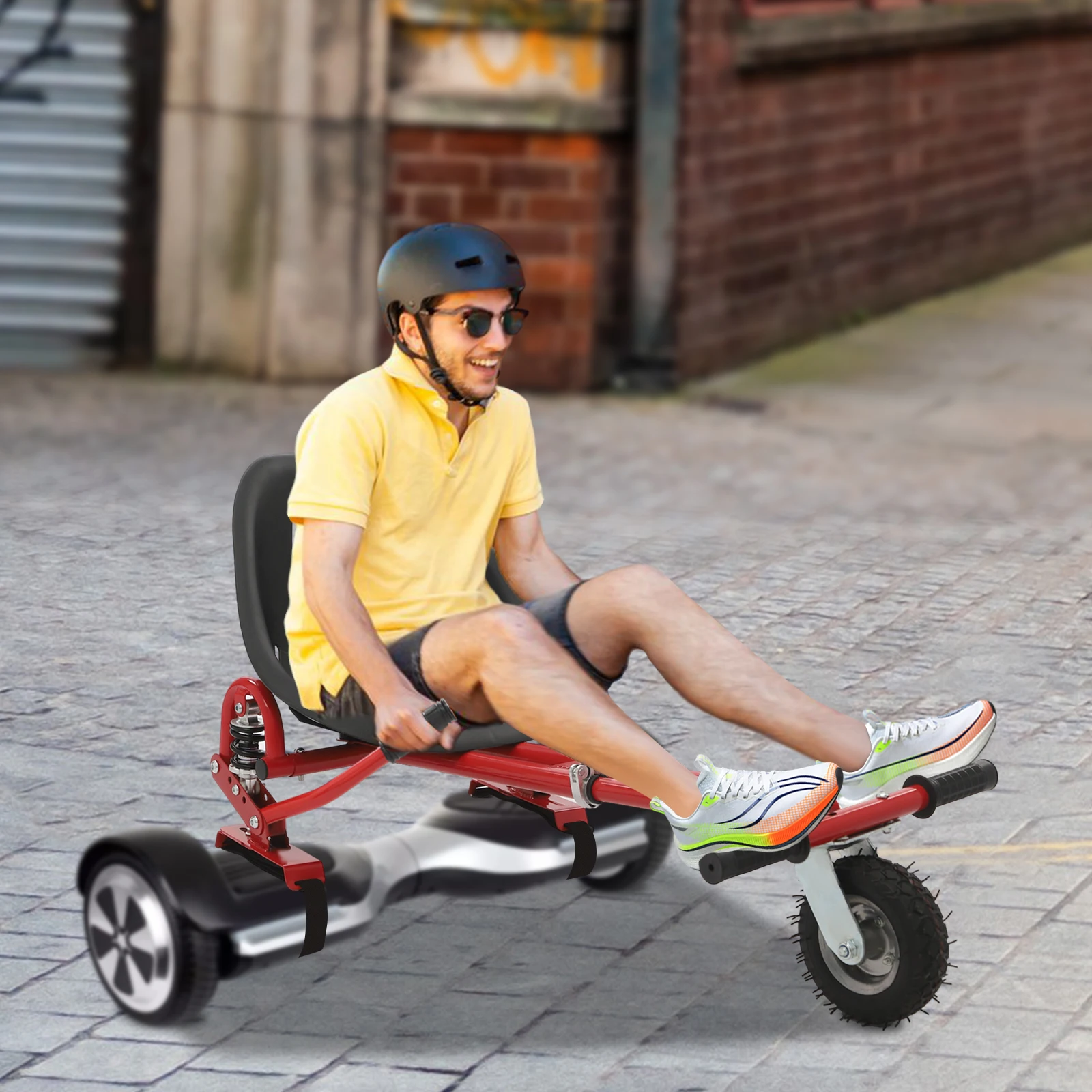 Acessório ajustável do assento do hoverboard, carga 100kg que equilibra o acessório do assento da scooter apropriado para o equilíbrio de 6.5 '', 8", e 10'