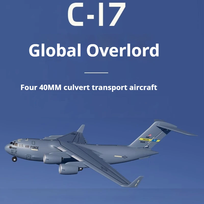 

Модель XFly Swift с четырьмя двигателями -40 мм C17, транспортный самолет, электрическая модель самолета с фиксированным крылом, глобальный тиран