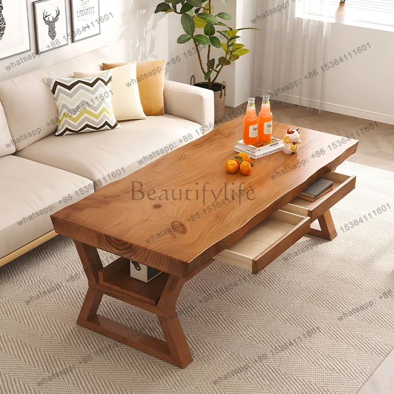 LD Modern Wood Coffee Table Luxury Storage Living Room Designer Kitchen Standing Writing Meubles Lounge Suite Furniture