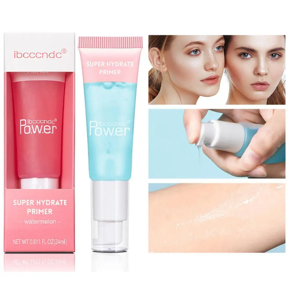 24ml Super Hydrate Primer Gel Based Hydrating Face Primer For Smoothing Skin Gripping Makeup Invisible Pore Colorless Prime P7t2