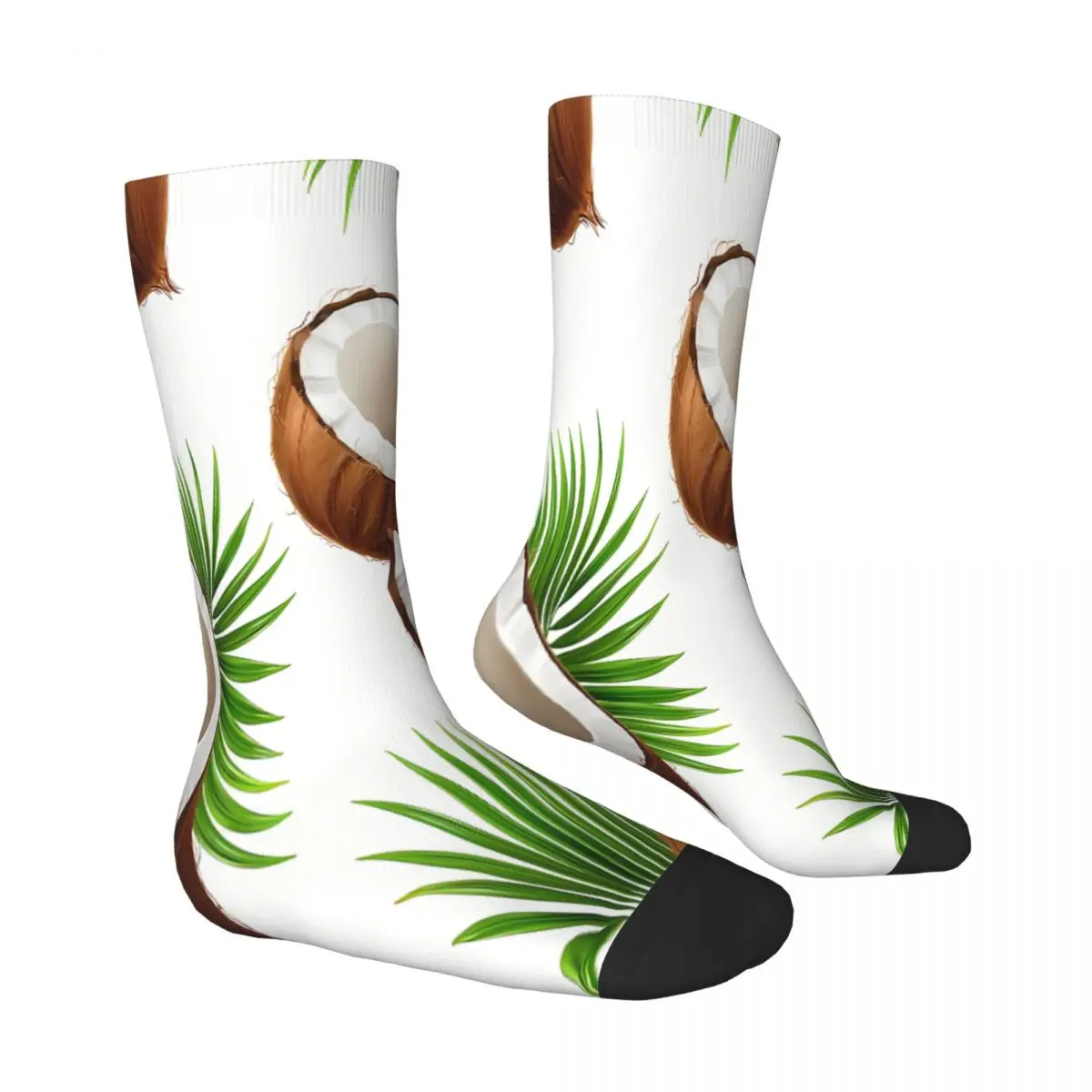 COCONUTS PATTERN Fruit Socks Male Mens Women Winter Stockings Printed