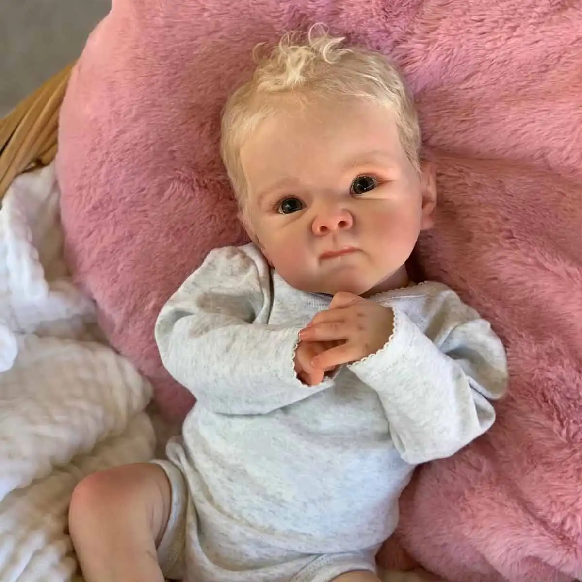 

﻿ JOYORA 50 см кукла реборн ручной работы 3D кожа видимая вена новорожденная кукла размер высокого качества художественная кукла детская игрушка «сделай сам»