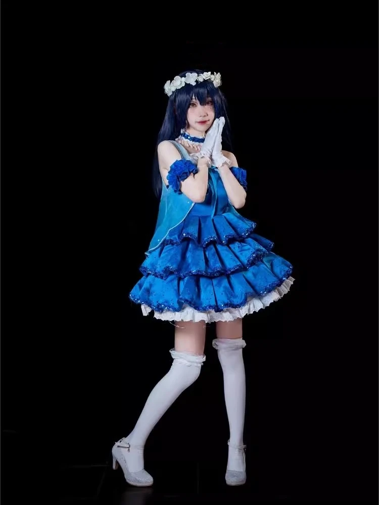 Anime Lovelive Sonoda Umi/Ellie/Rin Hoshizora Cosplay Women Fashion Dress Costume Role Play Halloween Party Suit 2024 New