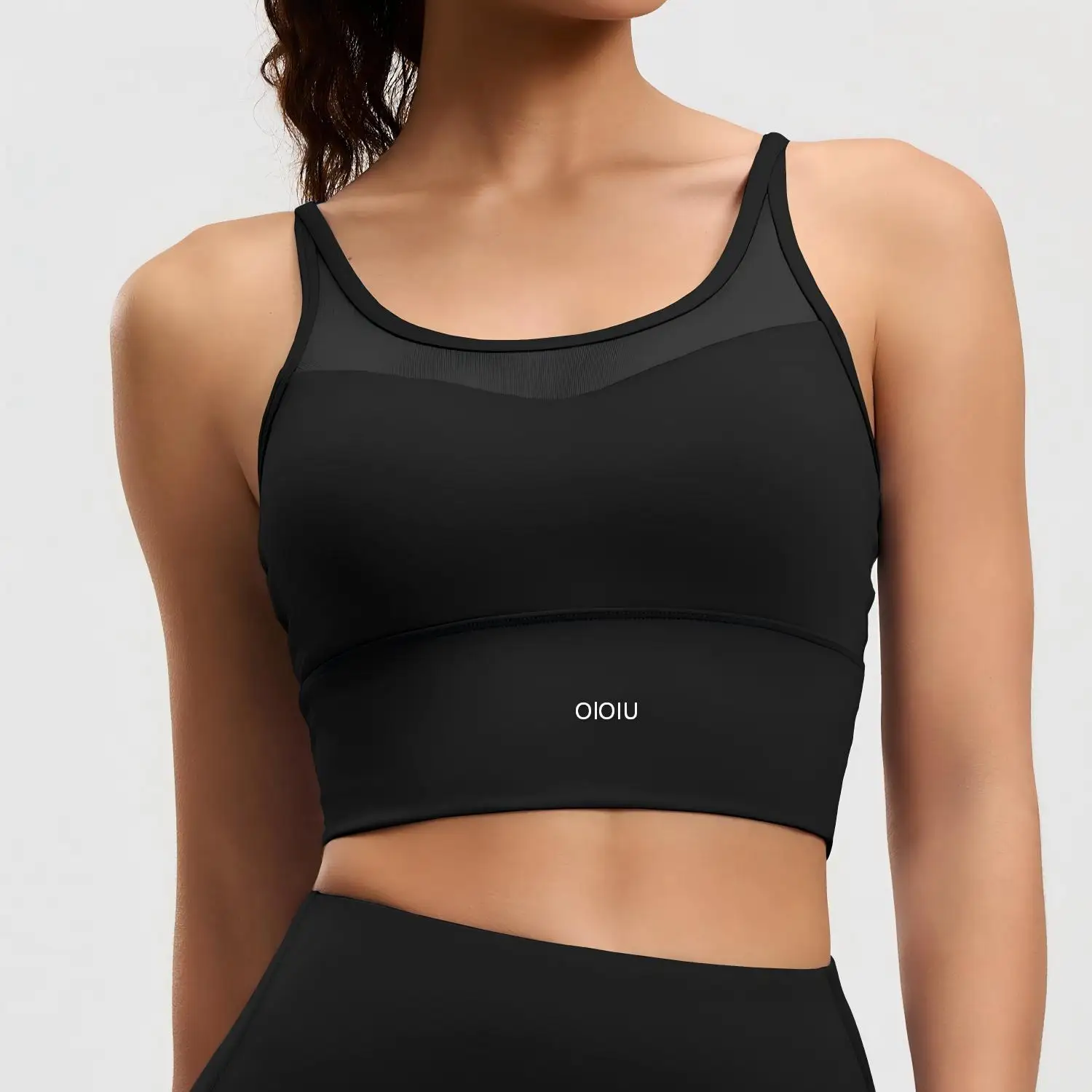OLOIU Summer Sports Underwear - Yoga Back Support Crossed Anti-Shock Stabilizing Shaping Fitness Bra - Sports Back Cover