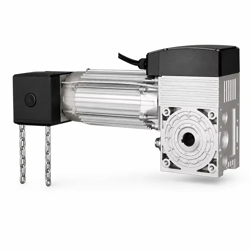 Industrial Rolling Shutter Door Motor 450W/550W/750W 50-100N.m Lifting Height 6m Chain Lift Waterproof Stainless Steel Door