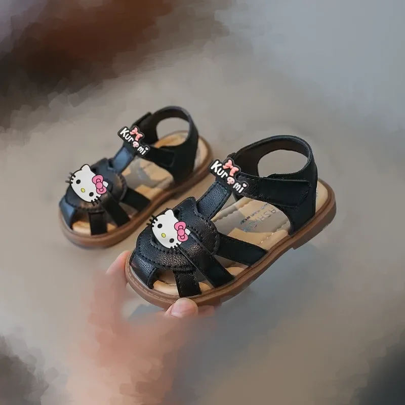 

Sanrio hello kitty girl sandals summer and spring new children non-slip princess beach shoes baby soft-soled toddler shoes love