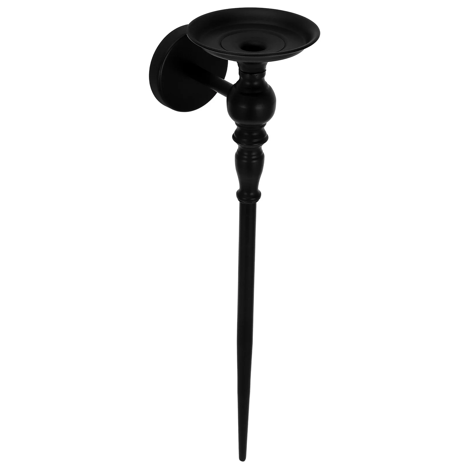 

Metal Wall Mounted Holder Retro Cast Iron Stand Wall Sconce for Dining Room Office Home Decoration