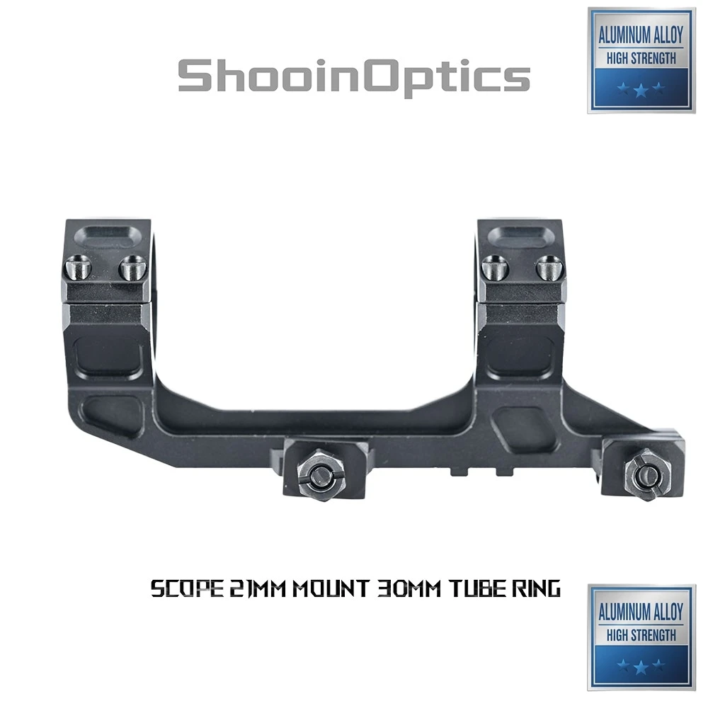 Shooin Optics Scope Mount 30mm Ring 20mm Rail Base